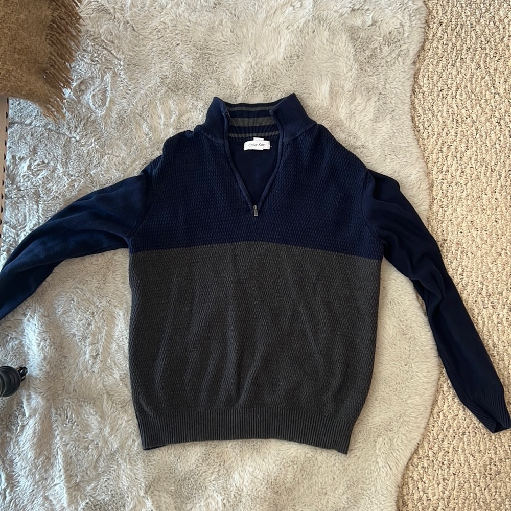 calvin klein quarter zip |size: Medium|